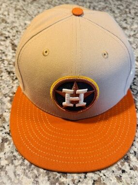 New Era Houston Astros 59Fifty Fitted Hat 7 5/8